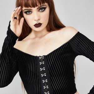 Widow bad dream crop top